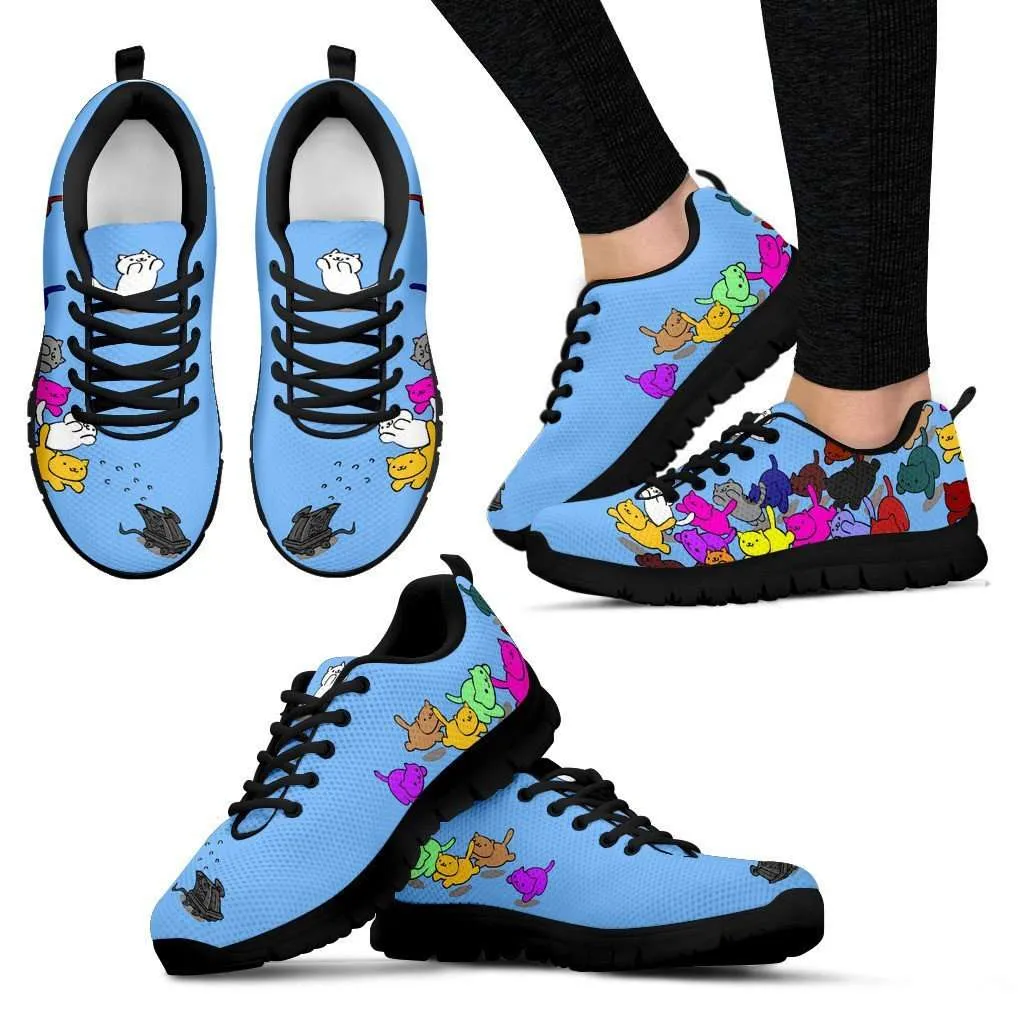 Nekos Chasing Mouse Droid - Women's Running Shoes