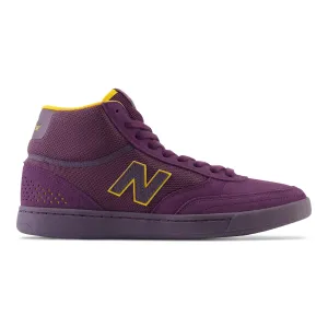 New Balance Numeric 440 High Skateboard Shoe - Purple/Yellow