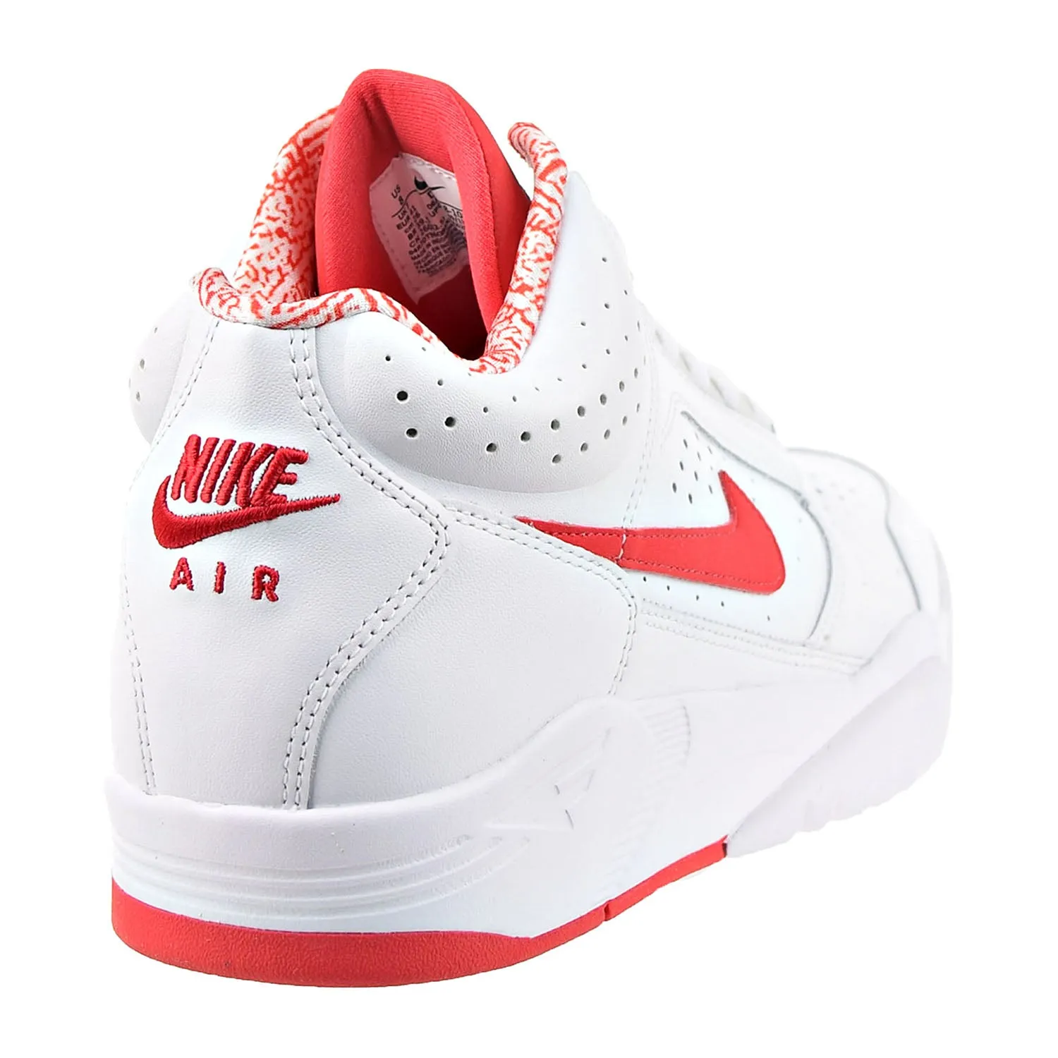 Nike Air Flight Lite Mid Men's Shoes White-University Red