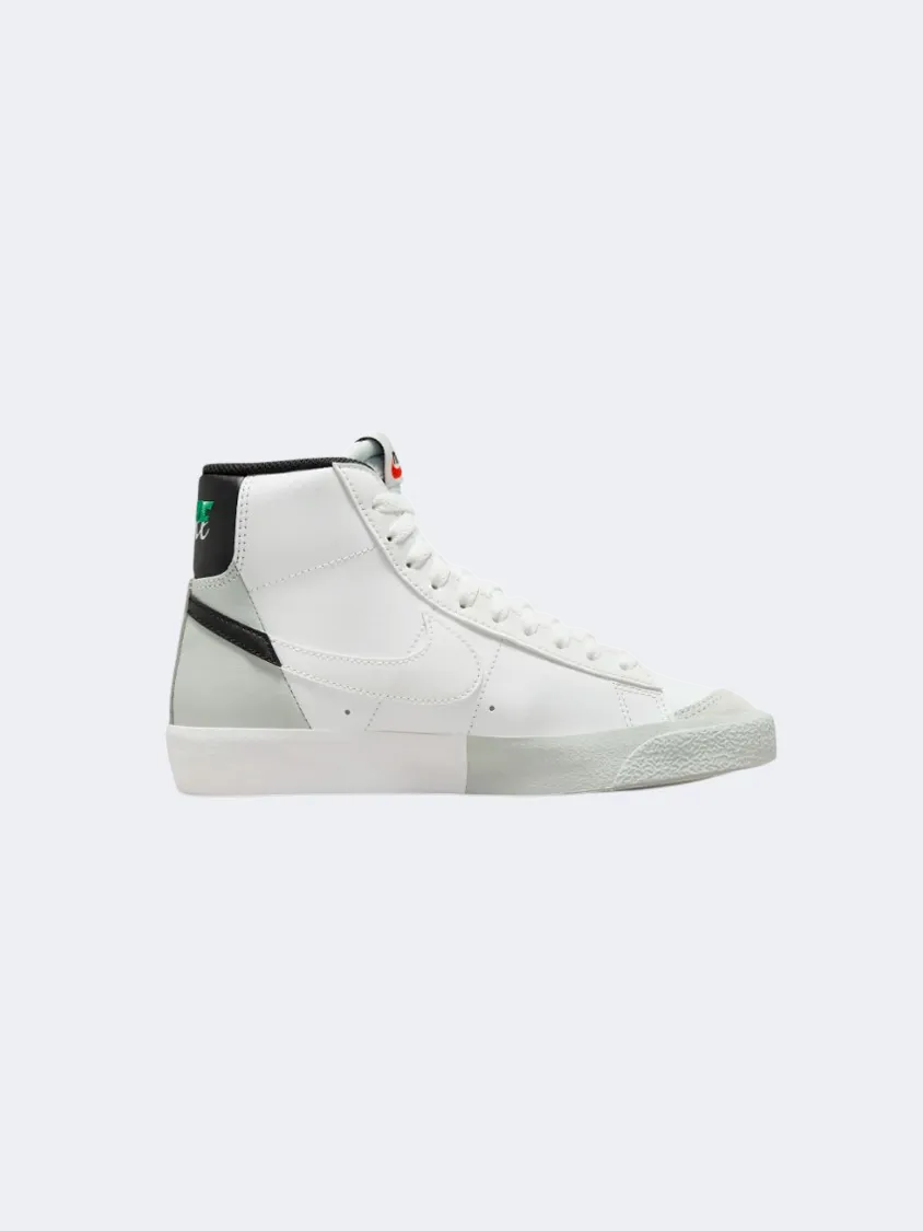 Nike Blazer Mid&#39;77 Se Gs-Boys Lifestyle Shoes White/Green/Black