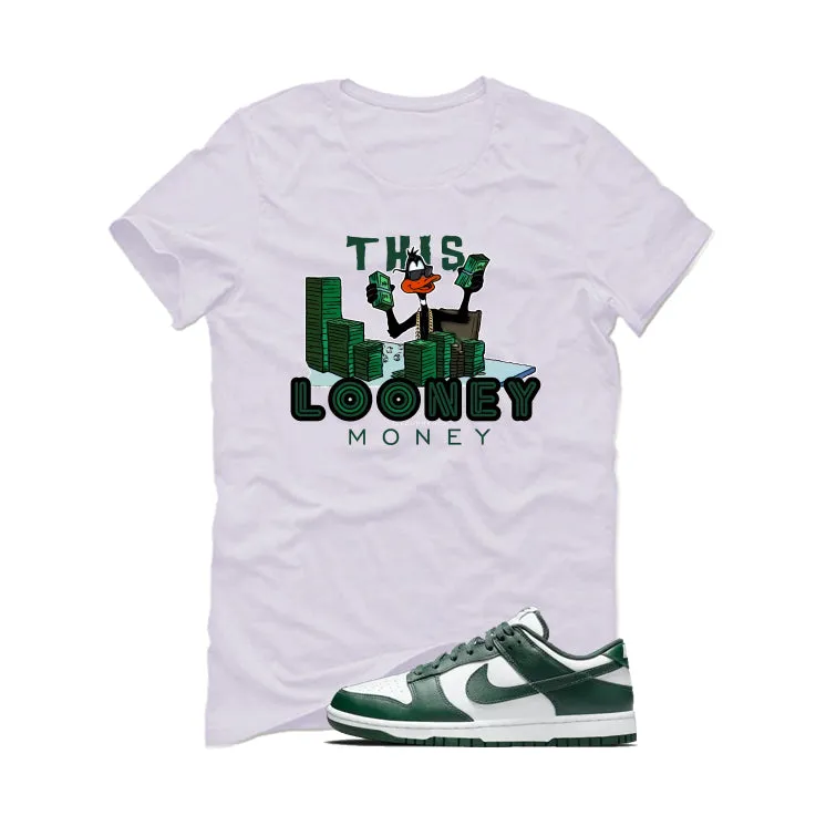 Nike Dunk Low Michigan State White T-Shirt (Looney Money)