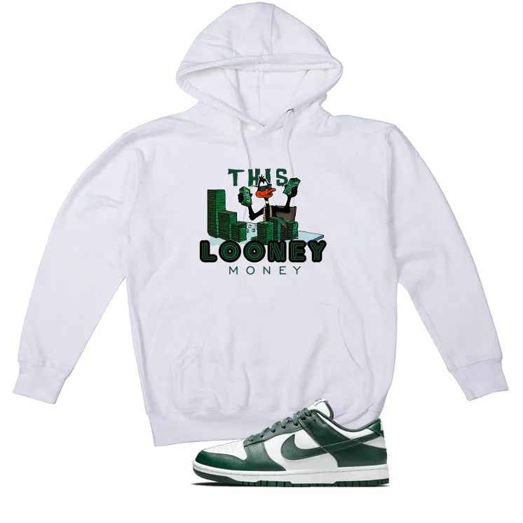 Nike Dunk Low Michigan State White T-Shirt (Looney Money)