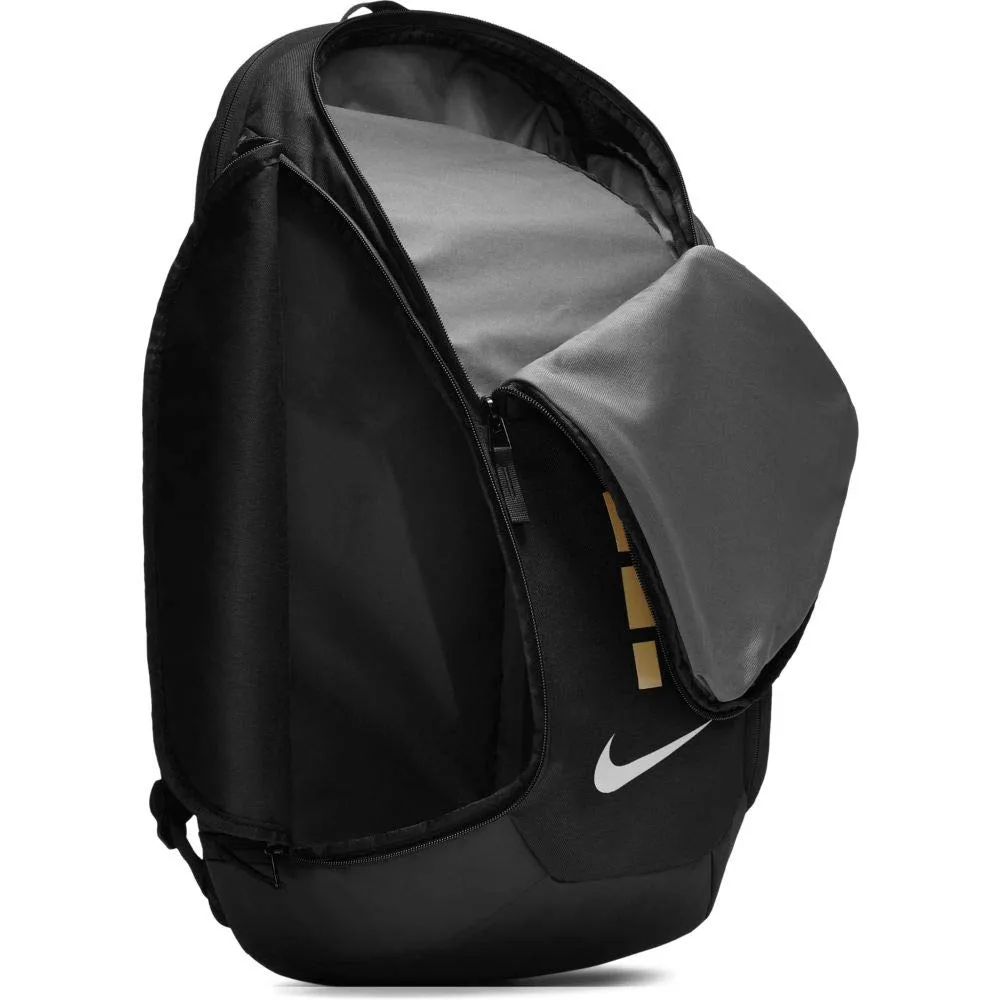 Nike Hoops Elite Pro Basketball Backpack,Black/Metallic Gold,One Size