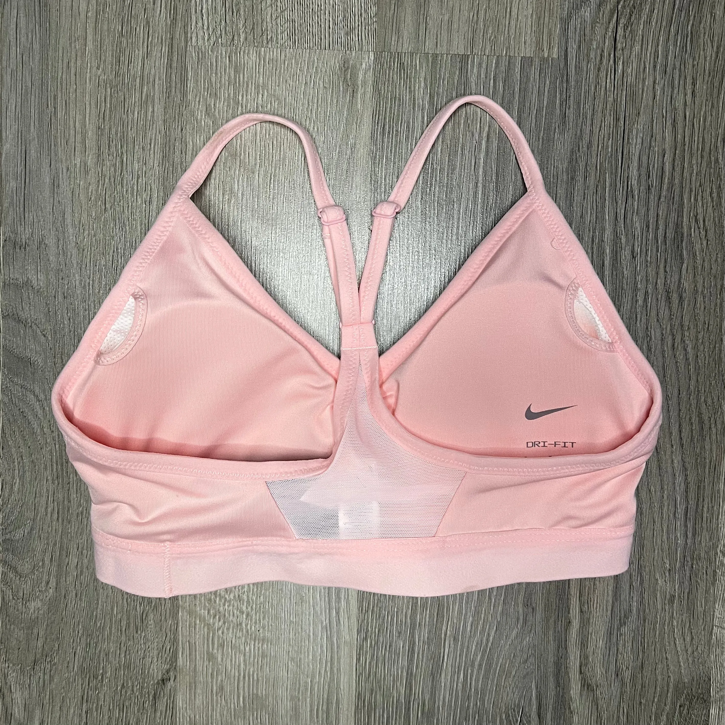 Nike Indy Tick Sports Bra Light Pink