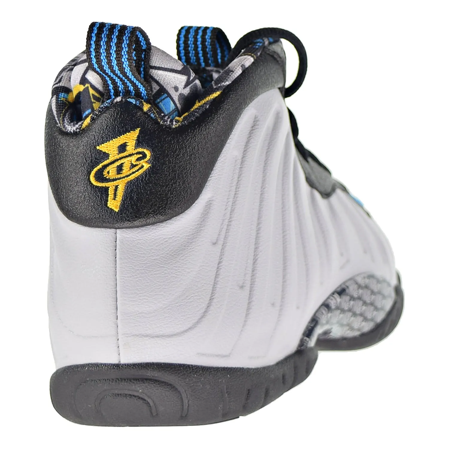 Nike Little Posite One Big Kids' Shoes Wolf Grey-University Gold-Black