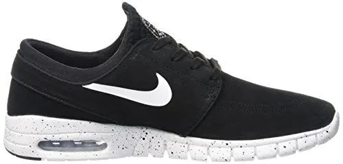 Nike Mens Stefan Janoski Max L Black/white Skate Shoe (10.5)