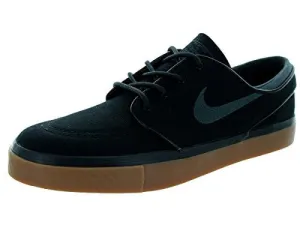 Nike Mens Zoom Stefan Janoski Skate Shoe (9, Black/Anthracite/Gum Med Brown)