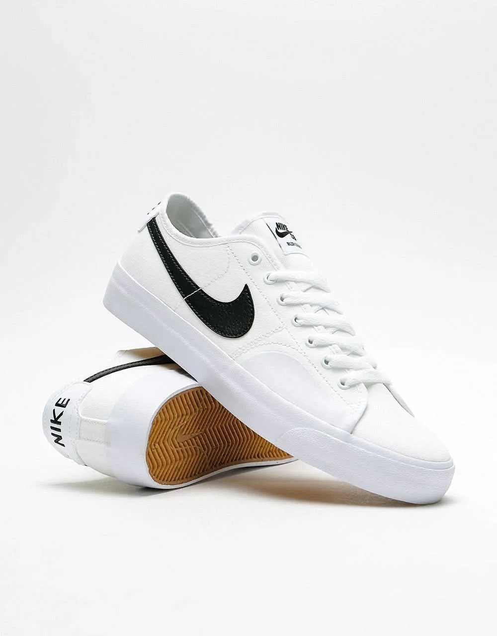 Nike SB BLZR Court Skate Shoes - White/Black-White-Black