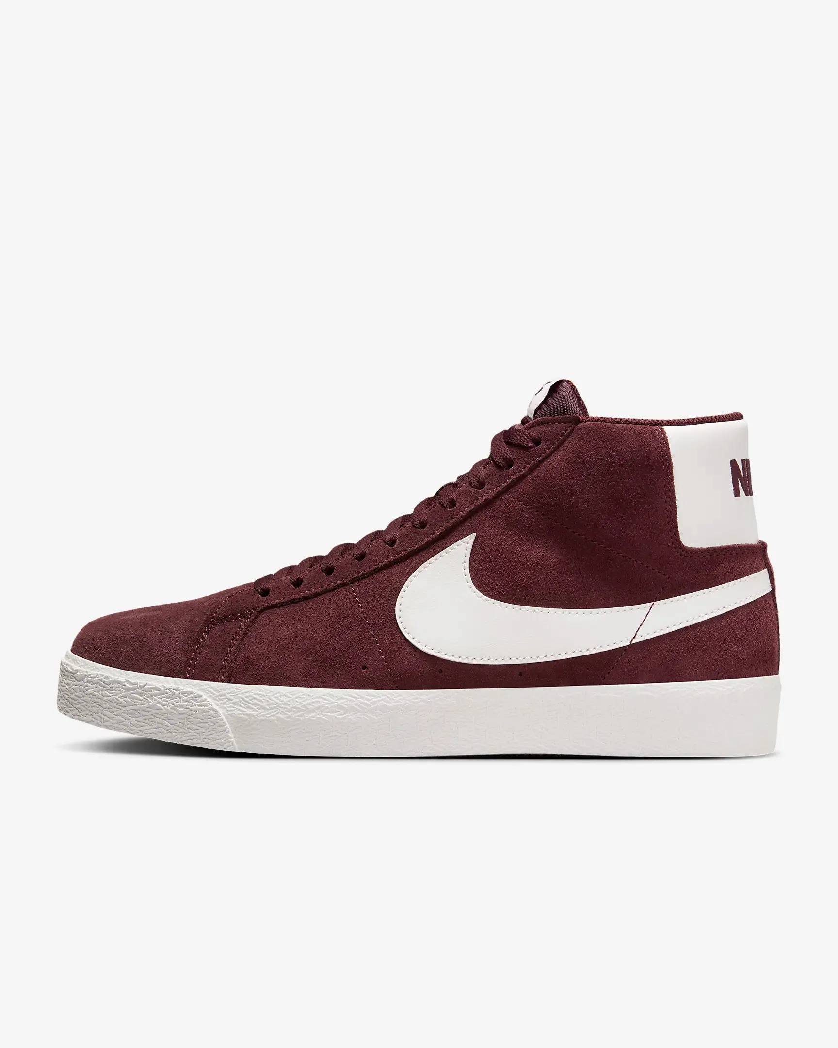 Nike SB Zoom Blazer Mid Skate Shoes - Burgundy Crush/Burgundy Crush/Summit White/Summit White