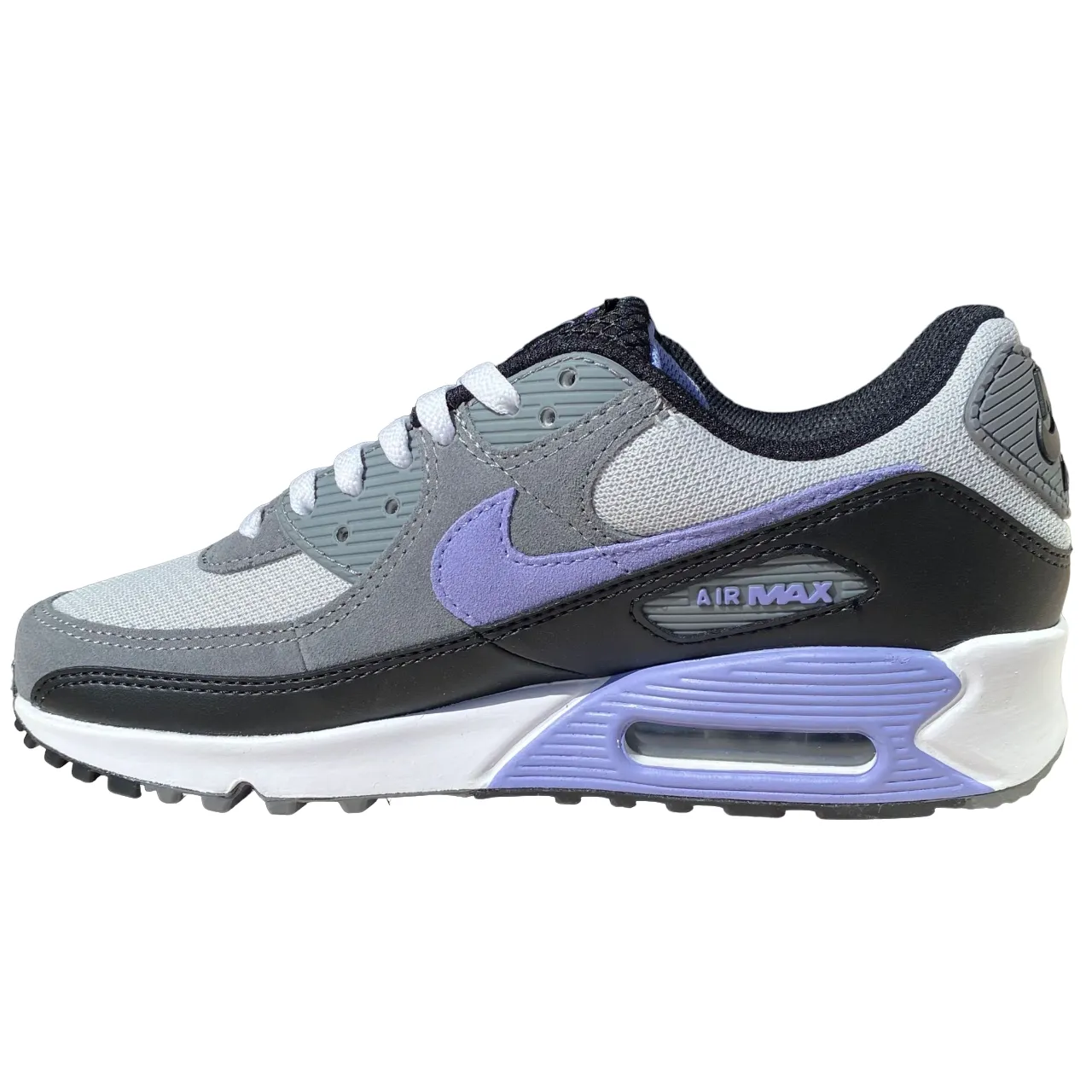 Nike scarpa sneakers da uomo Air Max 90 DM0029-014 lilla-grigio-bianco