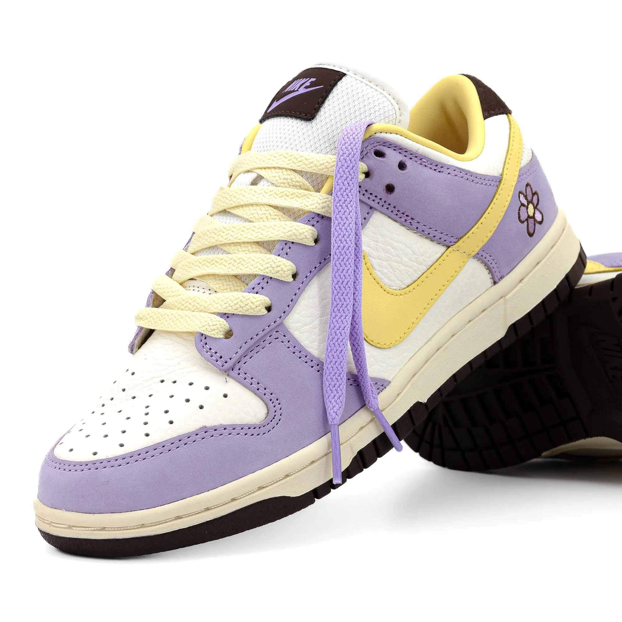 Nike Women's Dunk Low Premium Lilac Bloom/Soft Yellow/Sail FB7910-500