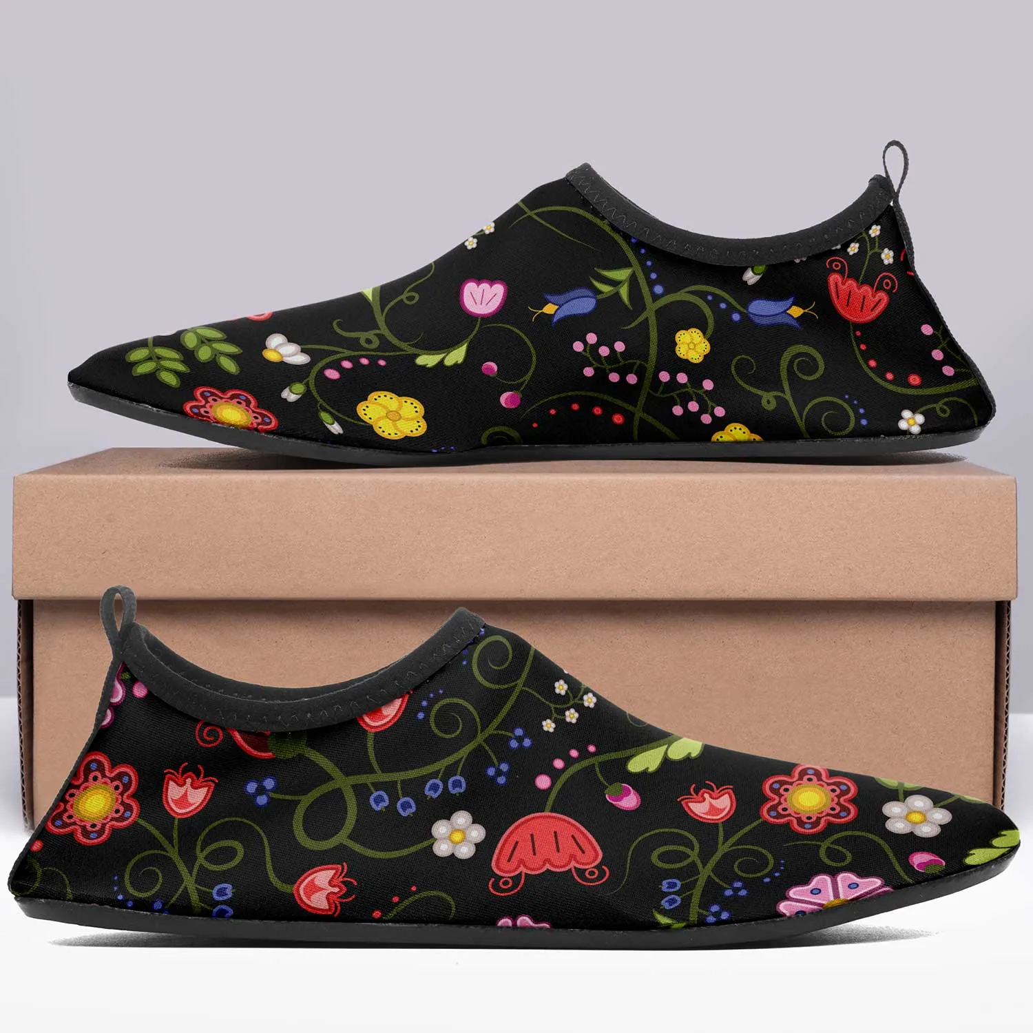 Nipin Blossom Midnight Kid's Sockamoccs Slip On Shoes