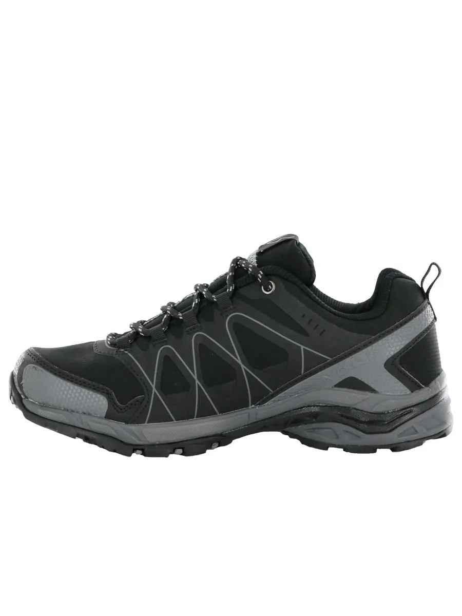 Nord Trail Men's Mt. Hood Low Black/Charcoal Waterproof Hiking Trail Shoe