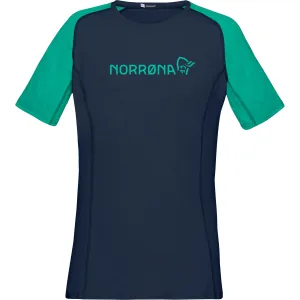 Norrøna Women&#x27;s Fjørå Equaliser Lightweight T-shirt Arcadia/Indigo | Buy Norrøna Women&#x27;s Fjørå Equaliser Lightweight T-shirt Arcadia/Indigo here | Outnorth