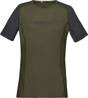 Norrøna Women&#x27;s Fjørå Equaliser Lightweight T-Shirt Olive Night | Buy Norrøna Women&#x27;s Fjørå Equaliser Lightweight T-Shirt Olive Night here | Outnorth