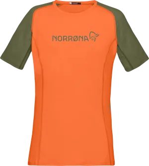 Norrøna Women&#x27;s Fjørå Equaliser Lightweight T-Shirt Orange Alert | Buy Norrøna Women&#x27;s Fjørå Equaliser Lightweight T-Shirt Orange Alert here | Outnorth