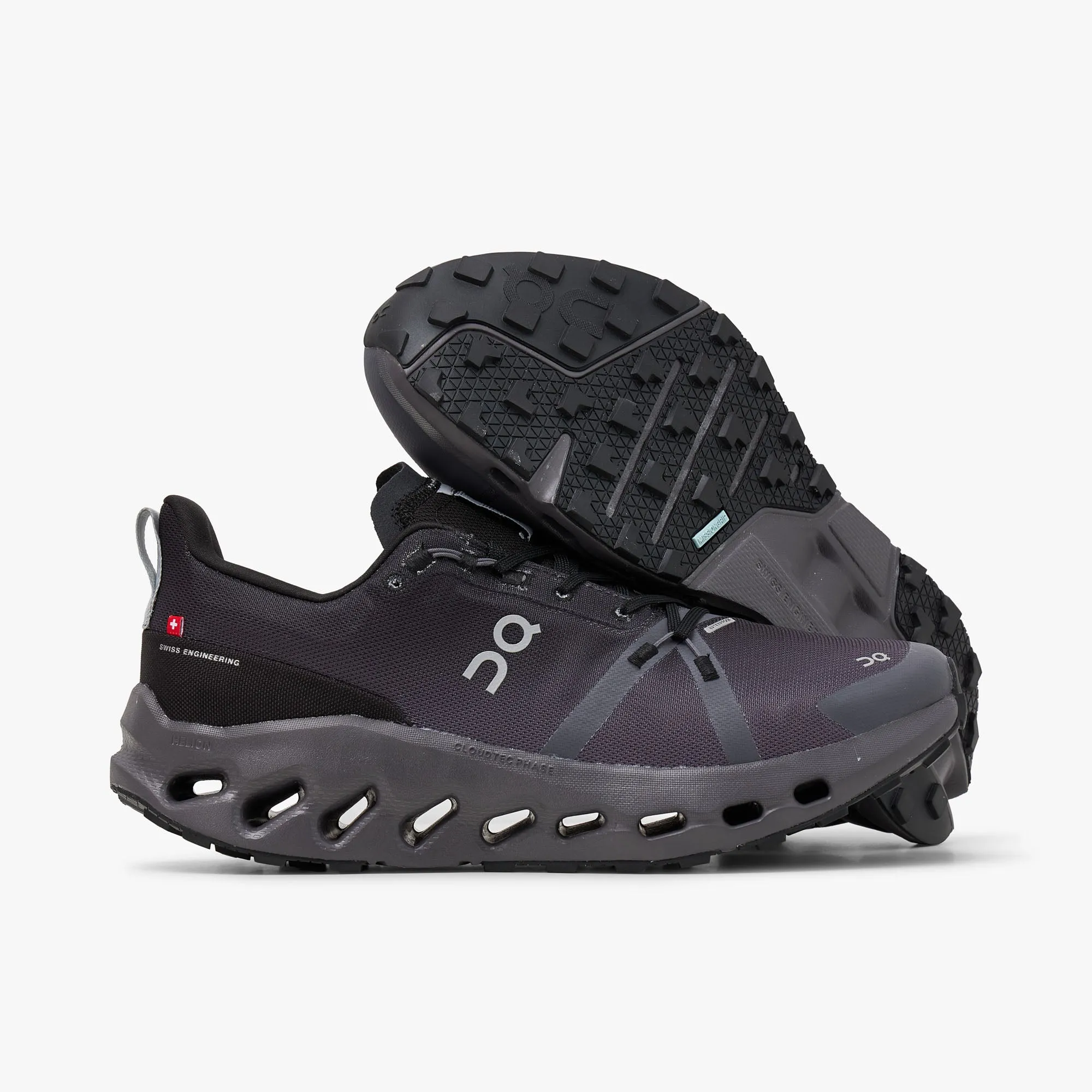 On Cloudsurfer Trail Waterproof Eclipse / Black