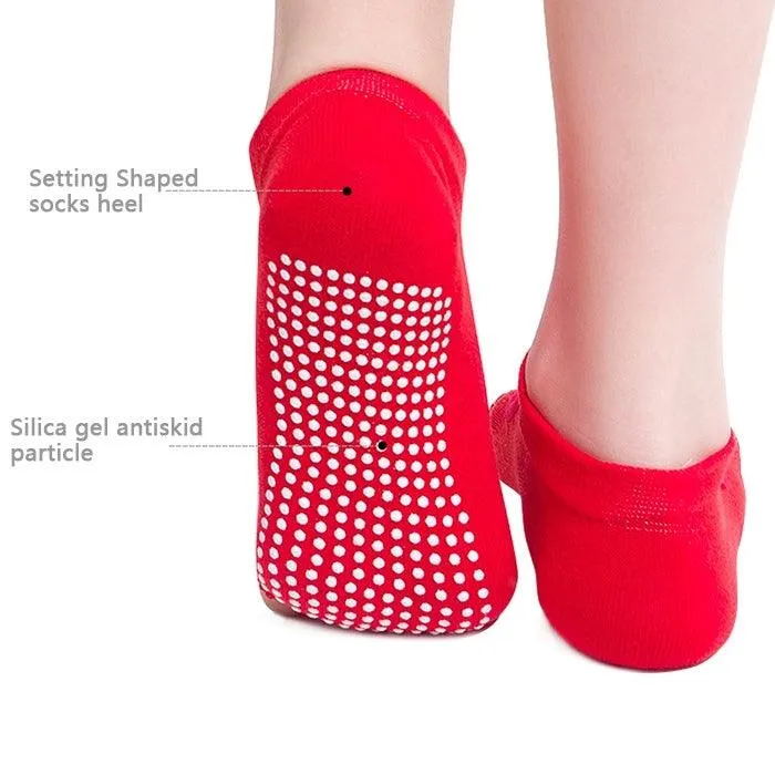 Open Toe Anti-Slip Yoga Socks for Women - Size 34-39 (EUR)