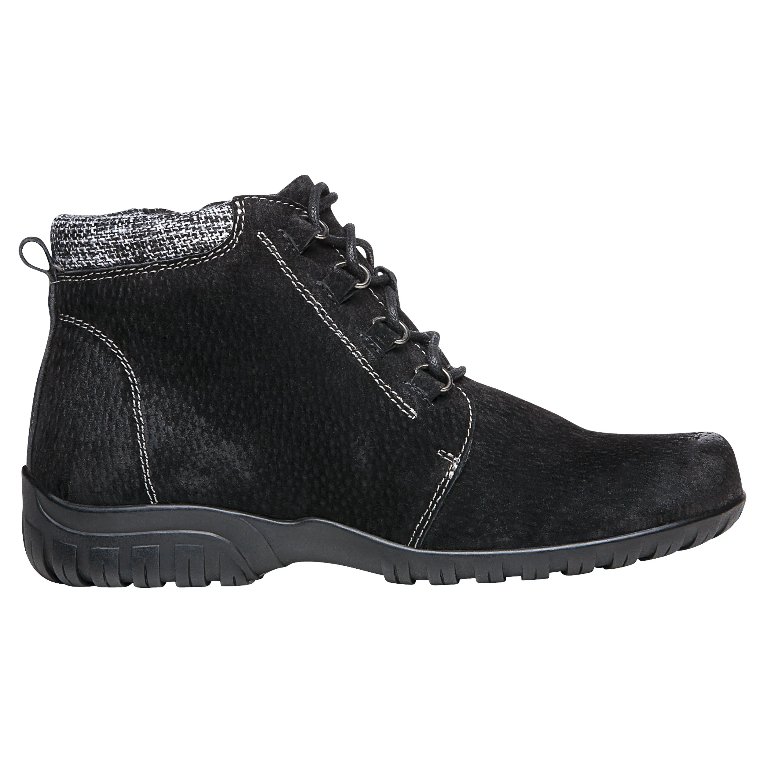 Propet Women's Boot- Delaney WFV002S - Black Suede