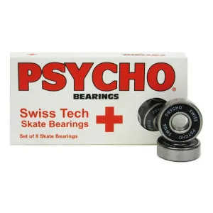 Psycho Swiss Tech Skateboard Bearings