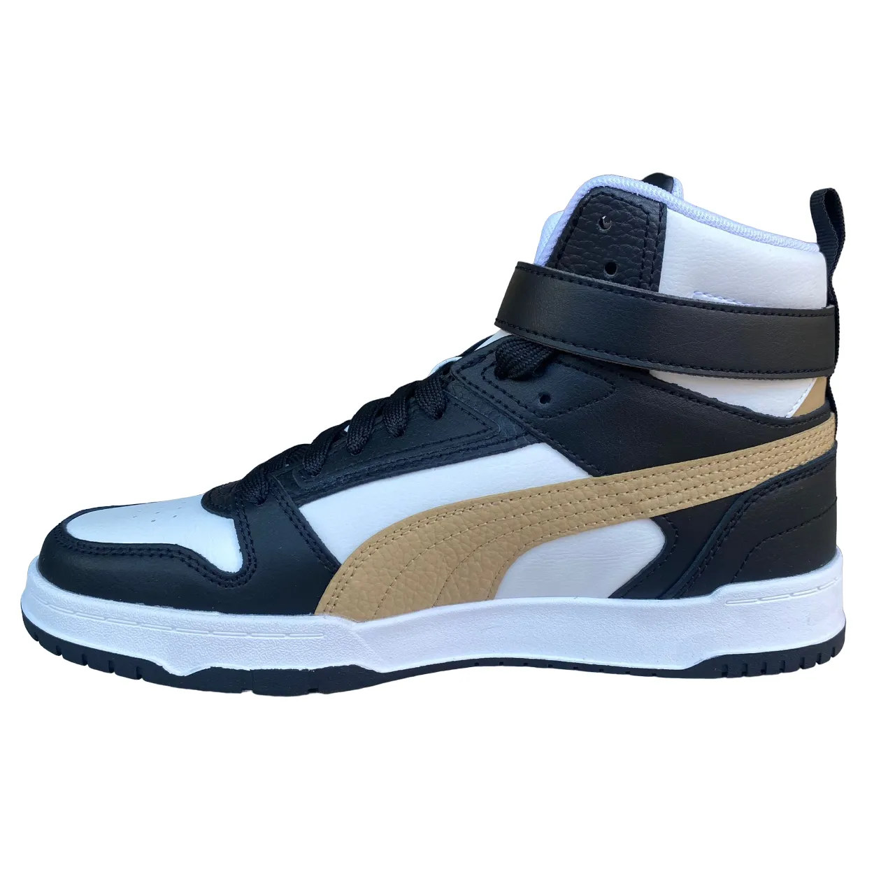 Puma scarpa sneakers da uomo RDB Game 385839-21 bianco-nero-oro