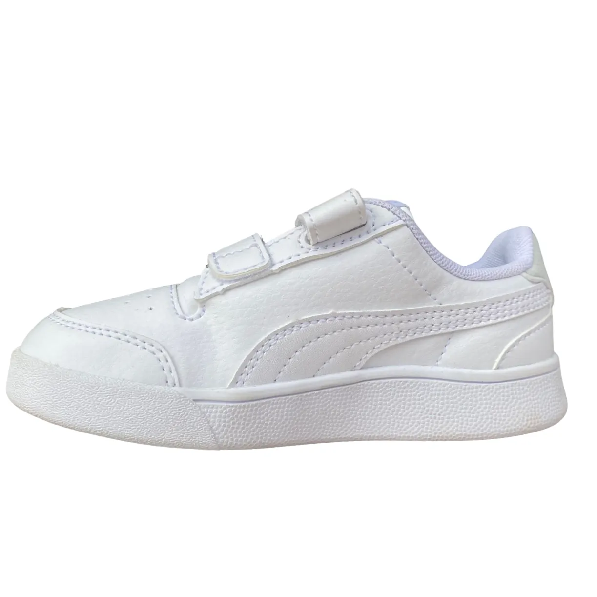 Puma sneakers unisex da ragazzo Shuffle V Ps 375689 01 white