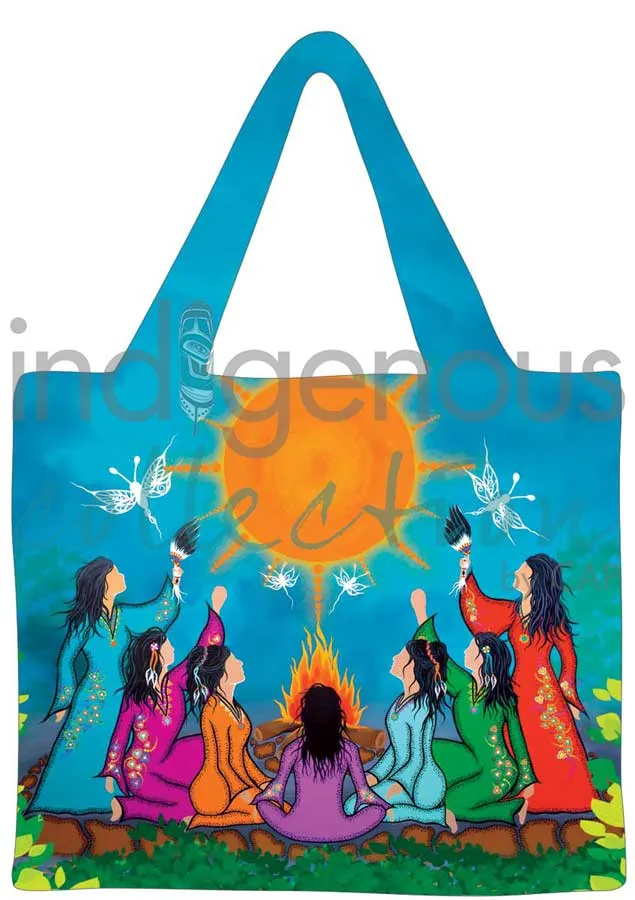 "Upmultoqsip" Reusable Shopping Bag by Native artist, Tracey Metallic