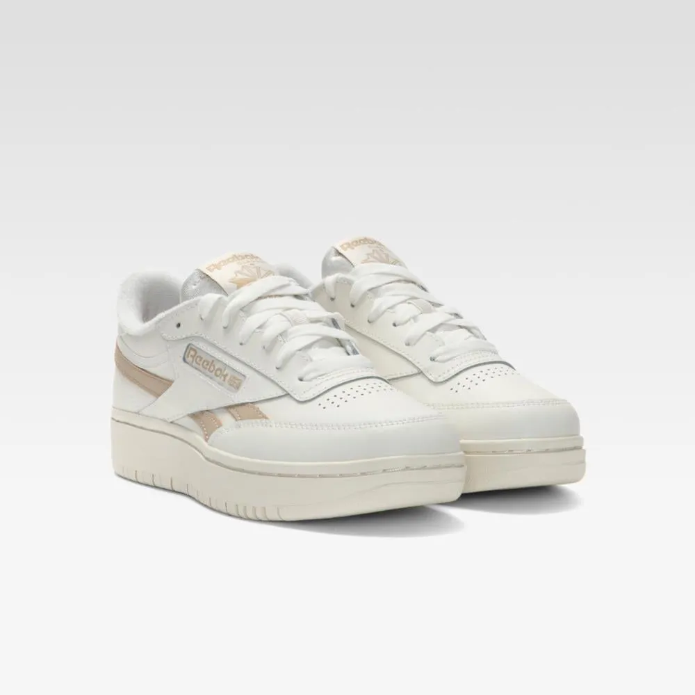 Reebok Footwear Women Club C Double Revenge Shoes CHALK/OAT/CHALK