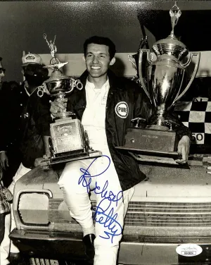 Richard Petty Signed 8x10 Nascar Trophy Photo JSA