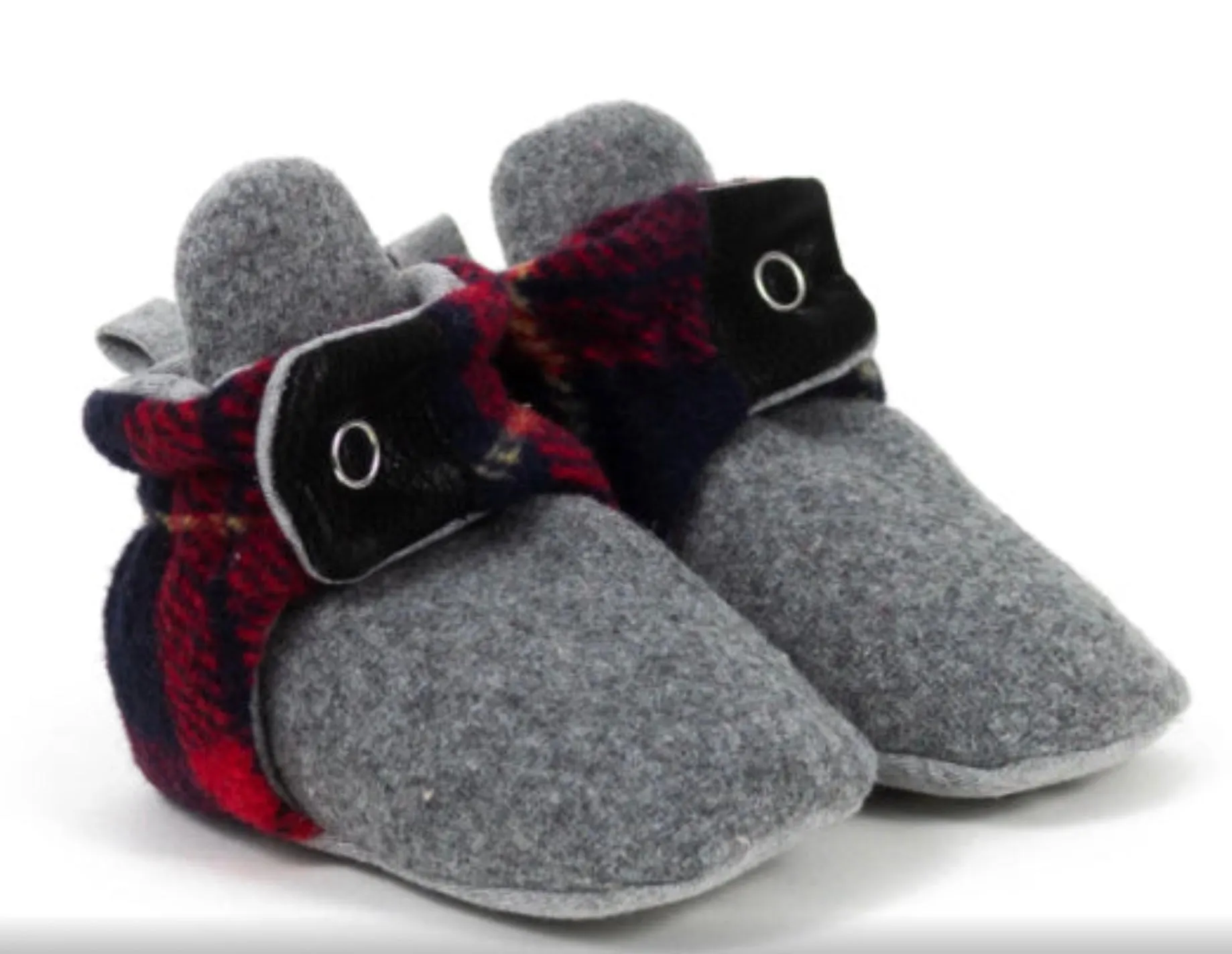 Robeez-Sherpa-Fuzzy Snap Booties