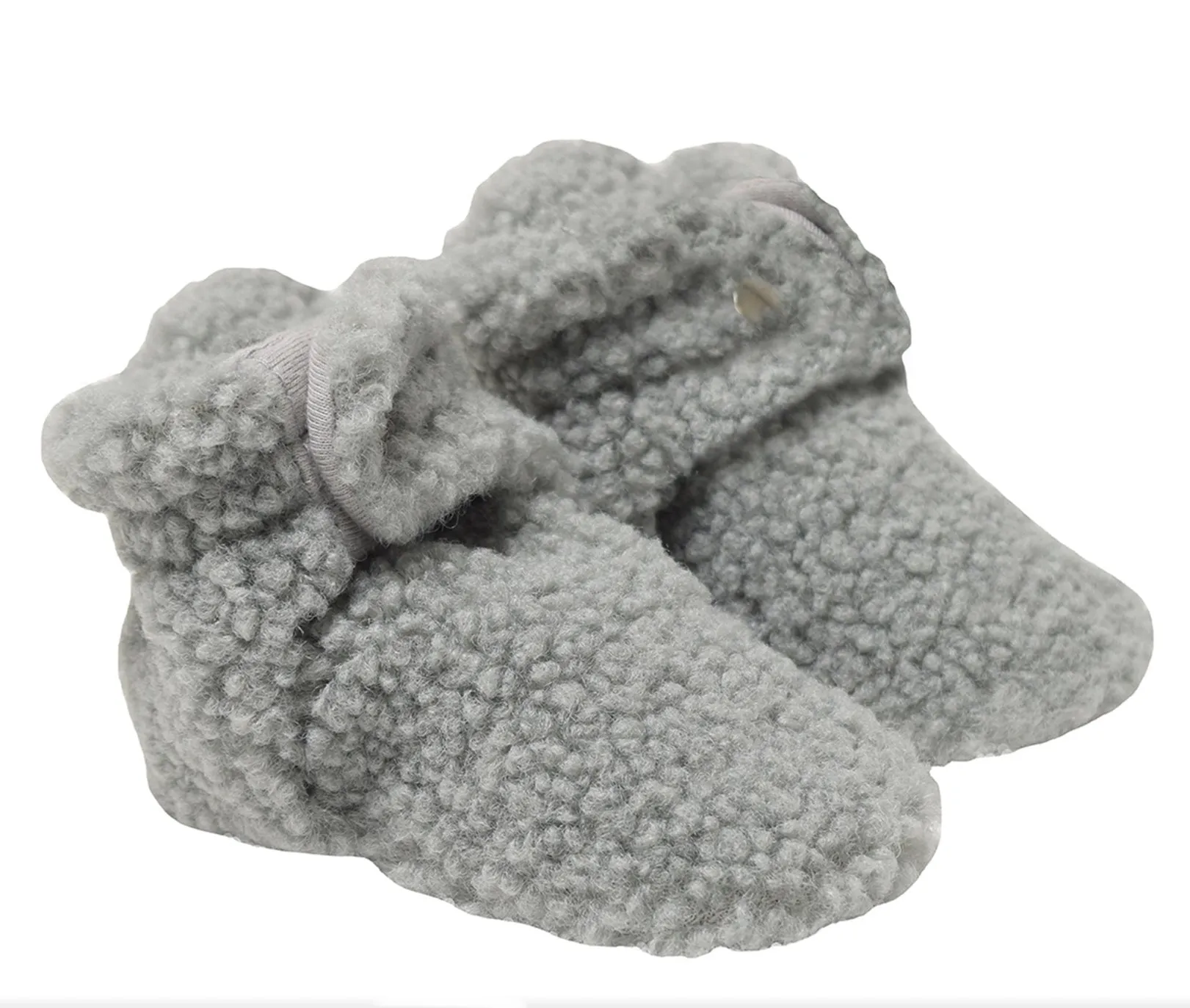 Robeez-Sherpa-Fuzzy Snap Booties