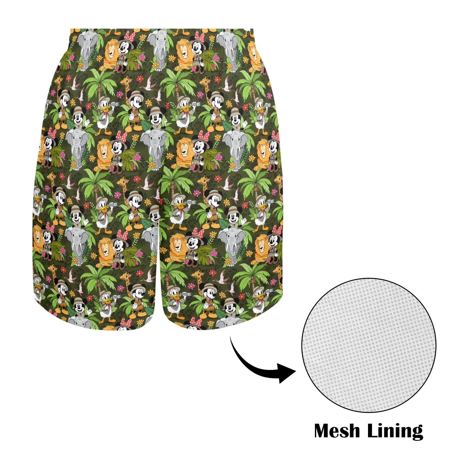 Safari Men's Swim Trunks Swimsuit