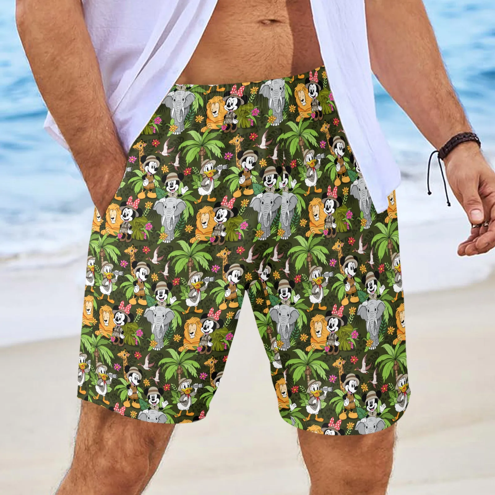 Safari Men's Swim Trunks Swimsuit