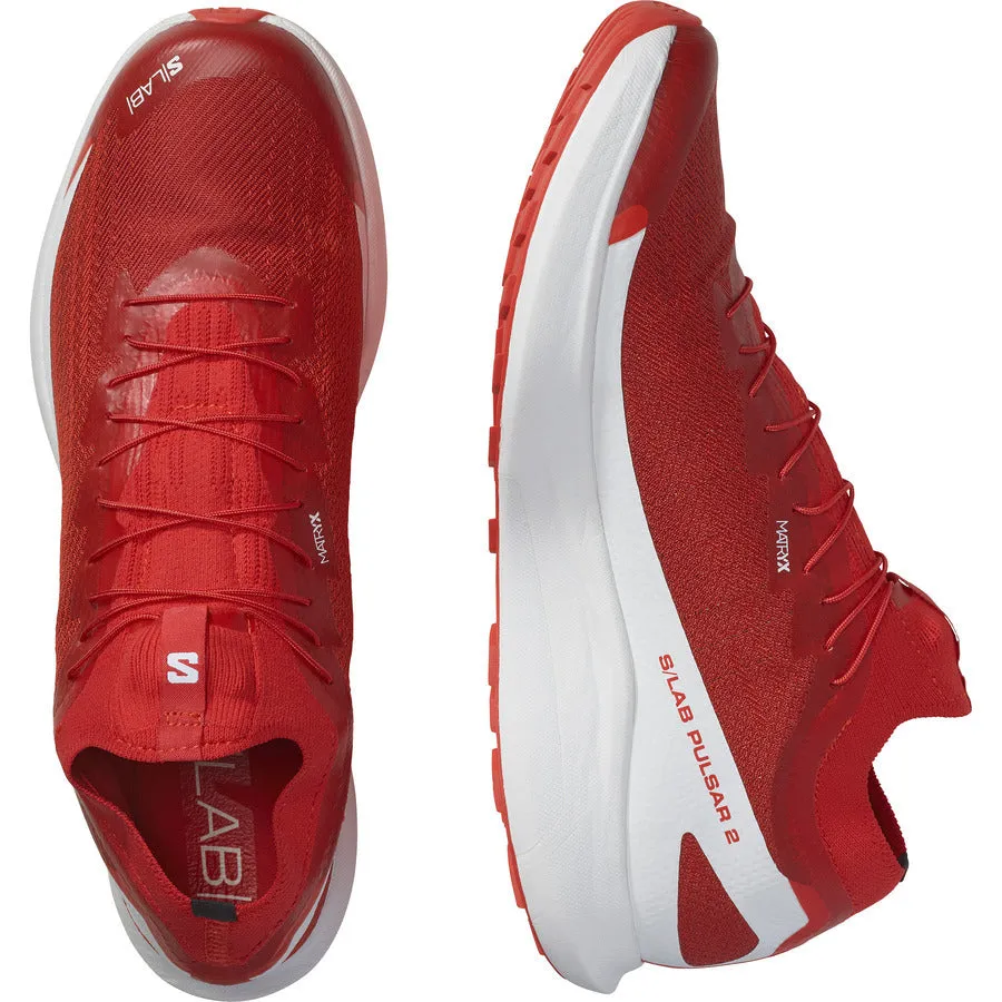 Salomon S/Lab Pulsar 2 | Fiery Red / Fiery Red / White | Unisex