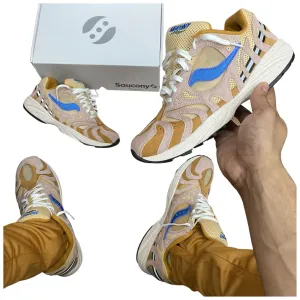 Saucony Originals GRID AZURA 2000 Men’s - TAN/BLUE