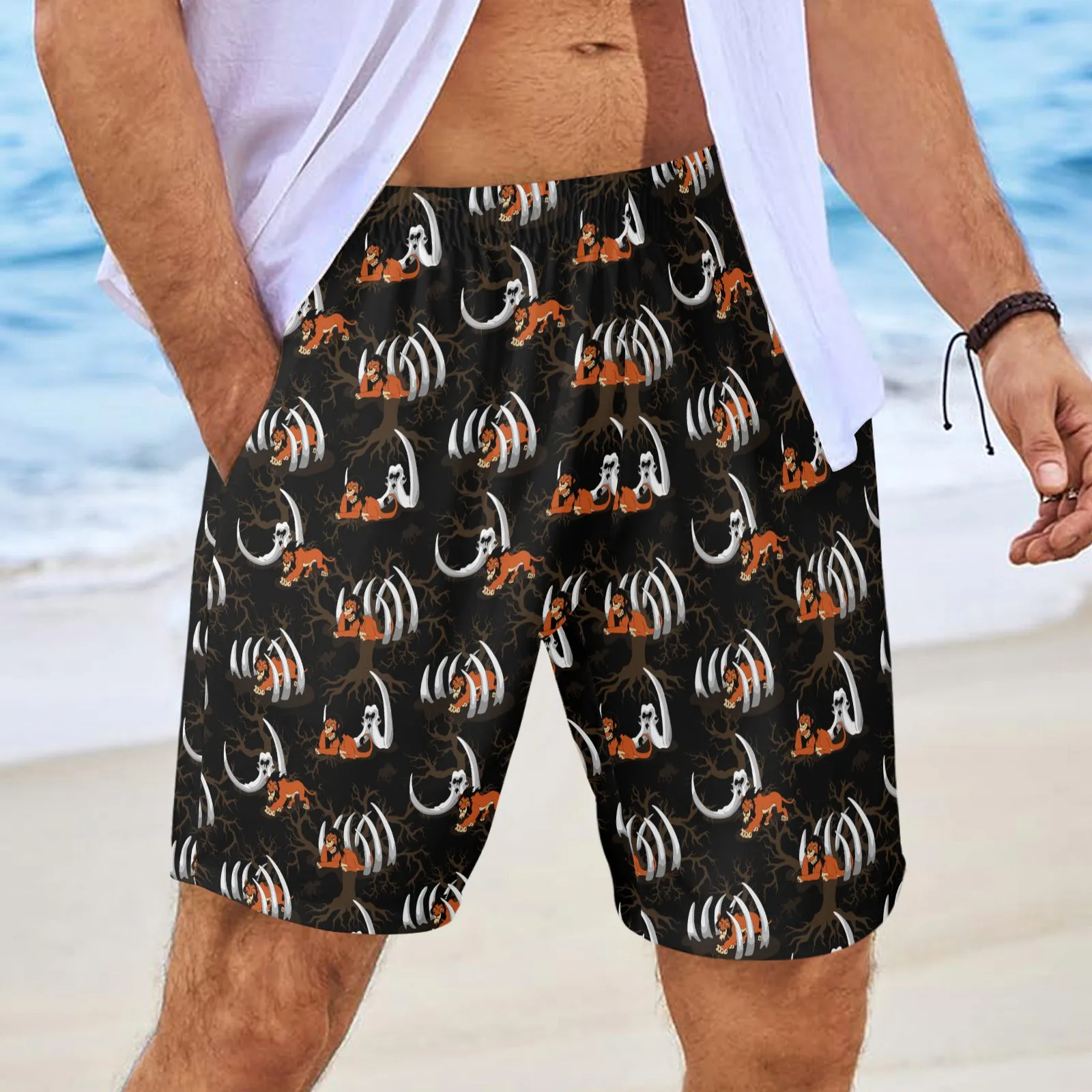 Scar Men's Swim Trunks Swimsuit