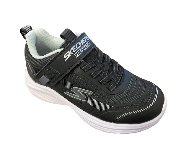 Skechers scarpa da ginnastica da bambino Hyper Blitz Hydro Tronix 403861L/BKSL nero argento