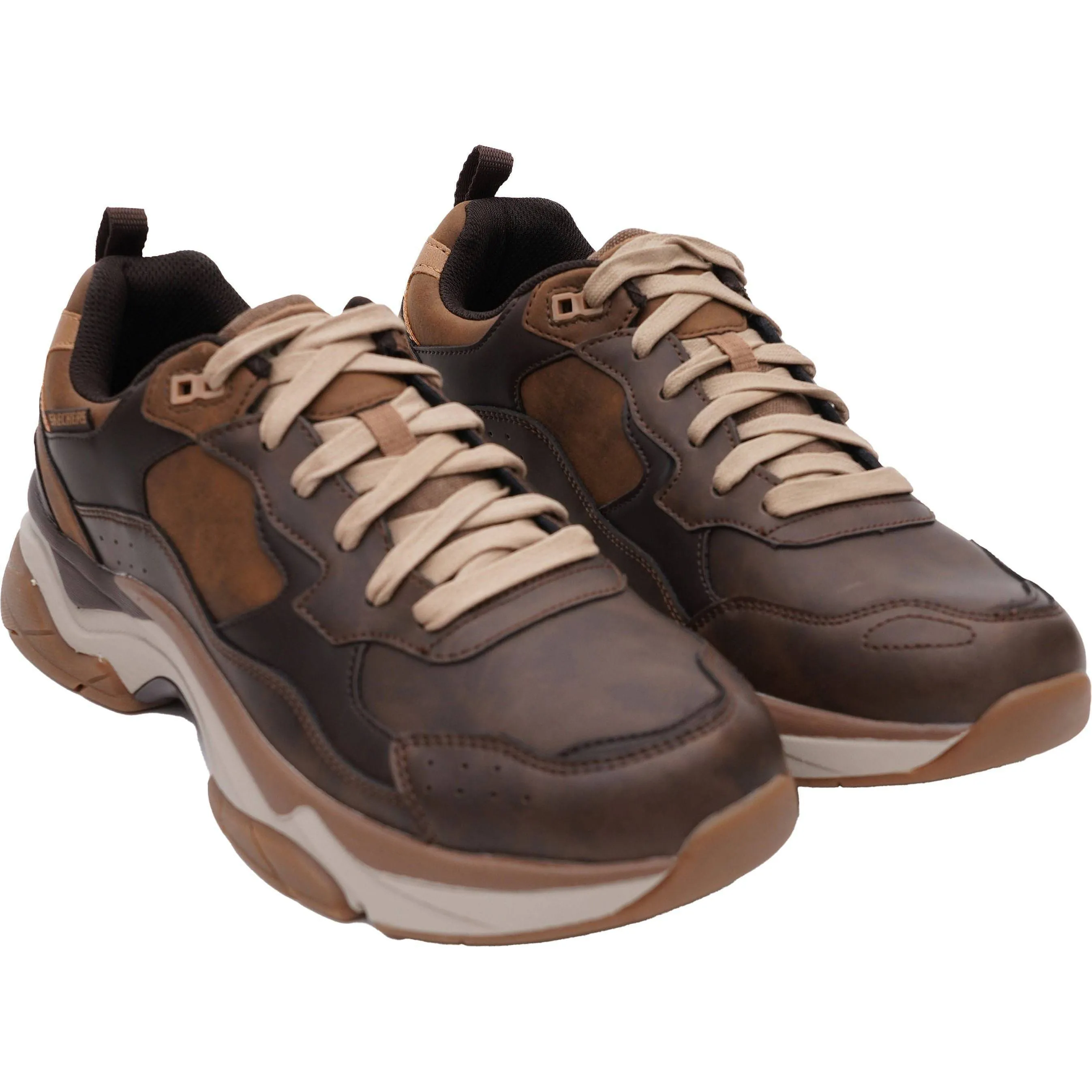 Skechers Staxed Brandin Mens Walking Shoes - Brown