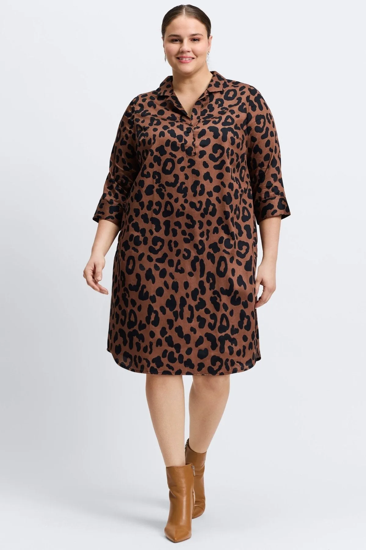 Sloane Plus Cheetah Dress