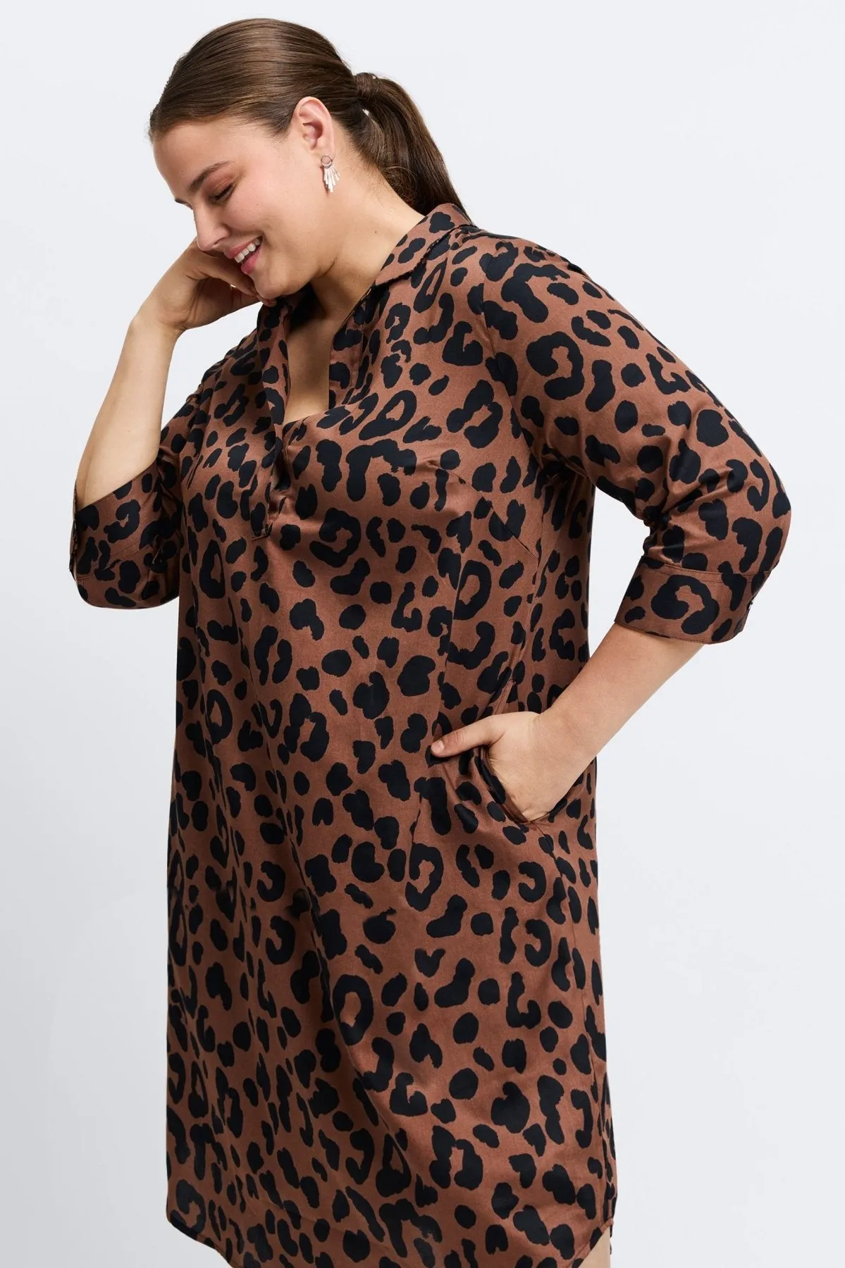 Sloane Plus Cheetah Dress