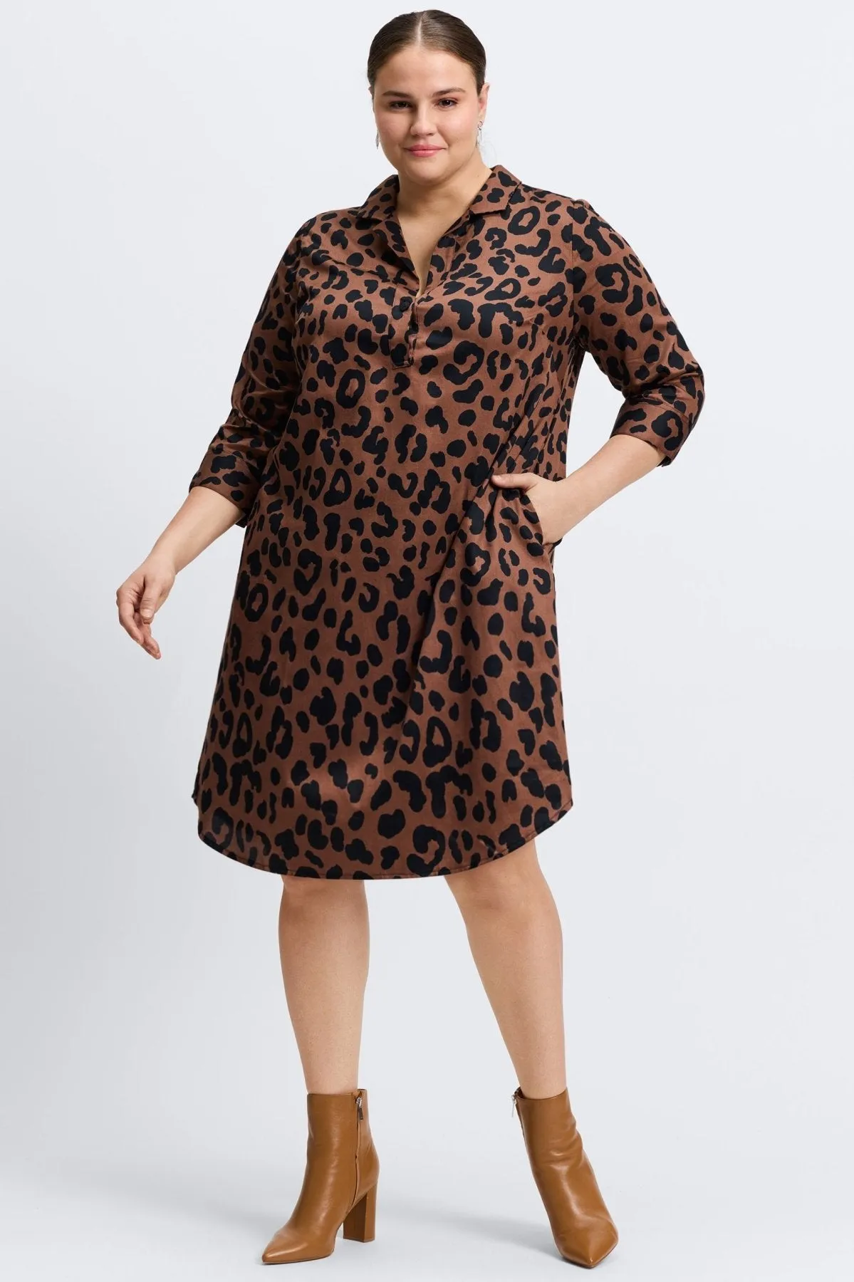 Sloane Plus Cheetah Dress