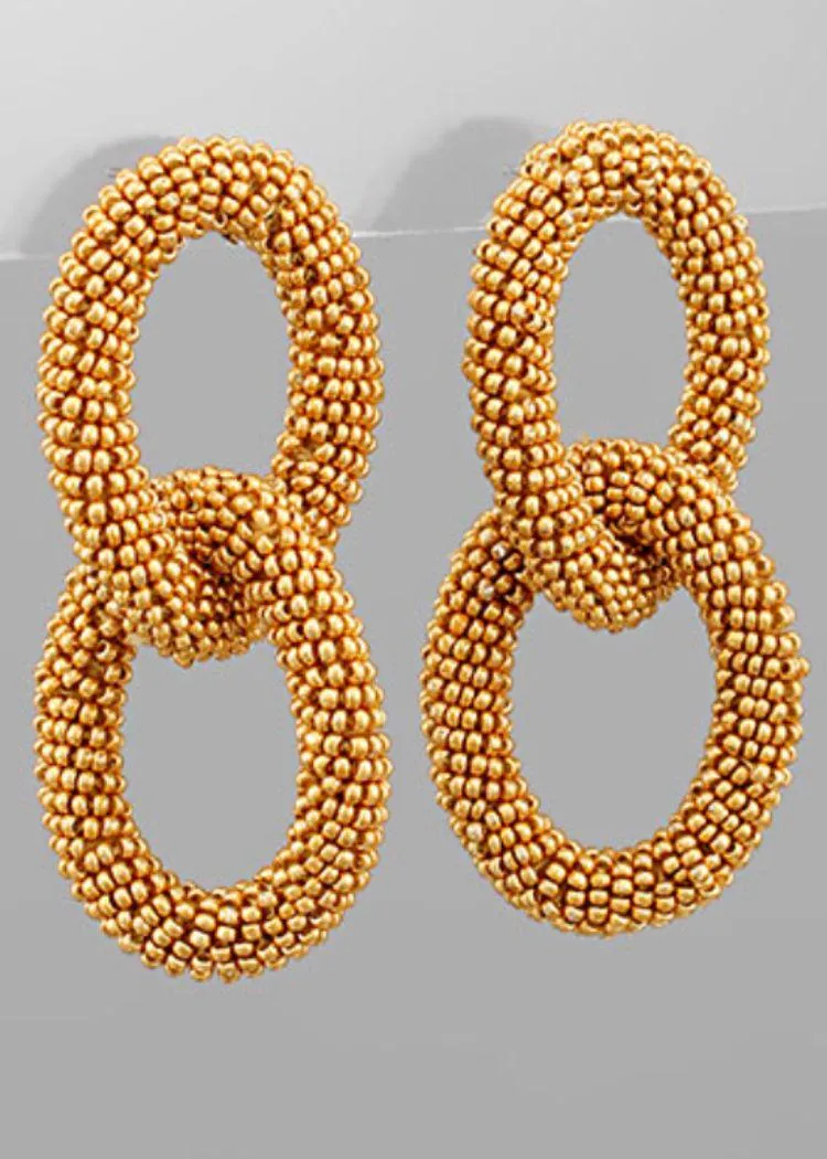 Solmar Link Hoops- Gold