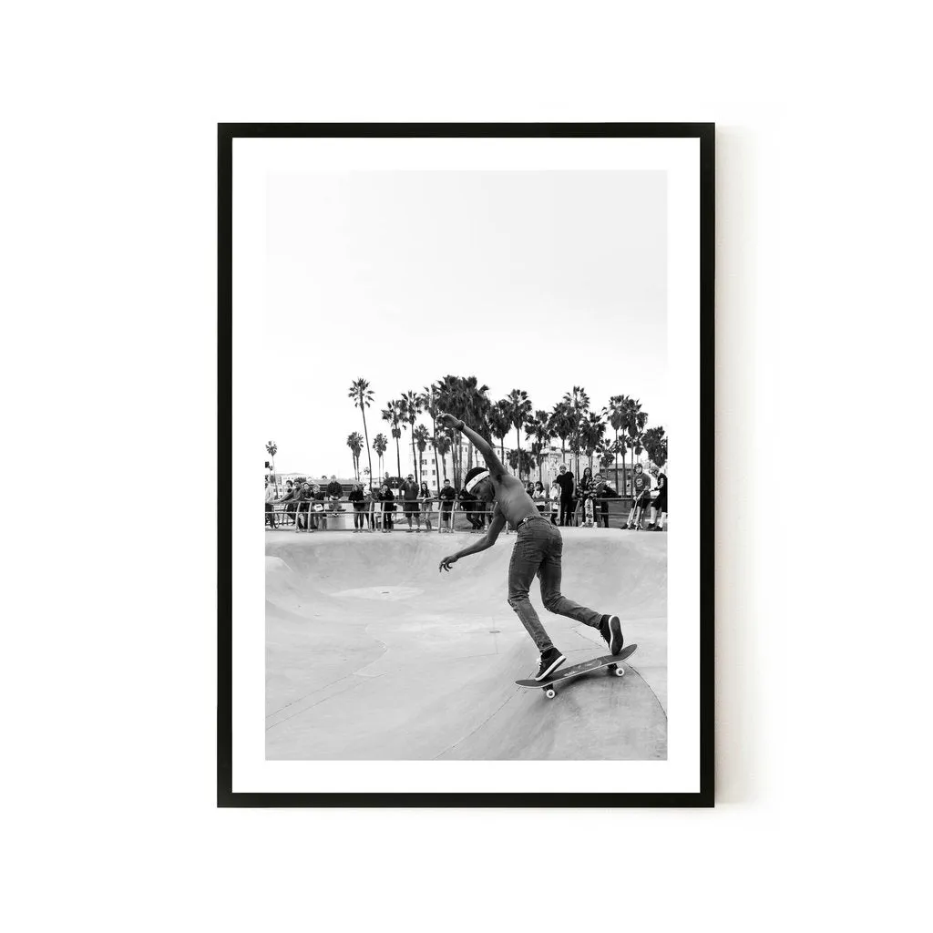 SOLO SKATE PARK, FRAMED PRINT