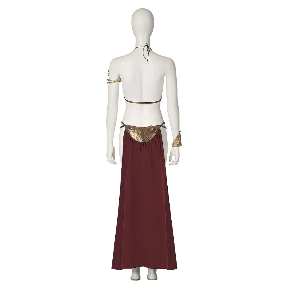 Star Wars Princess Leia Slave Girl Leia Organa Solo Cosplay Costume