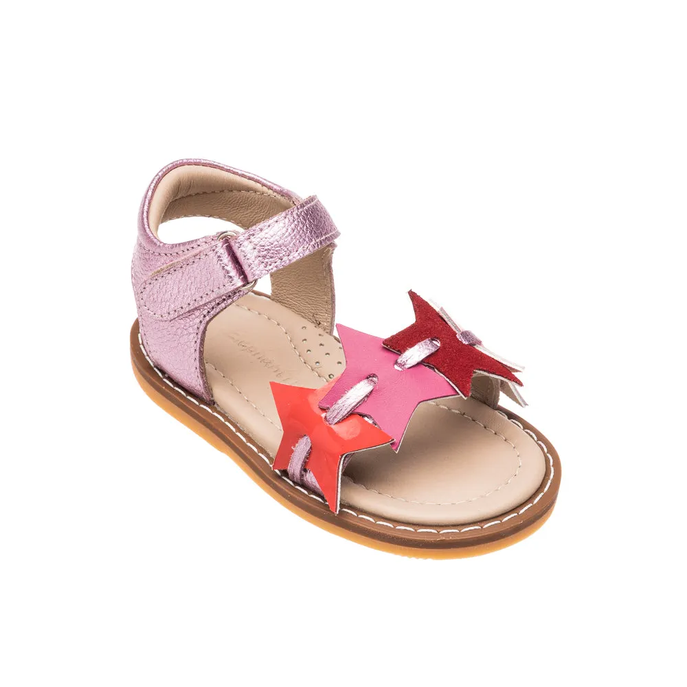 Stars Sandal Toddler Fuchsia