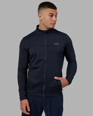 Stride Zip Through Performance Jacket - Navy