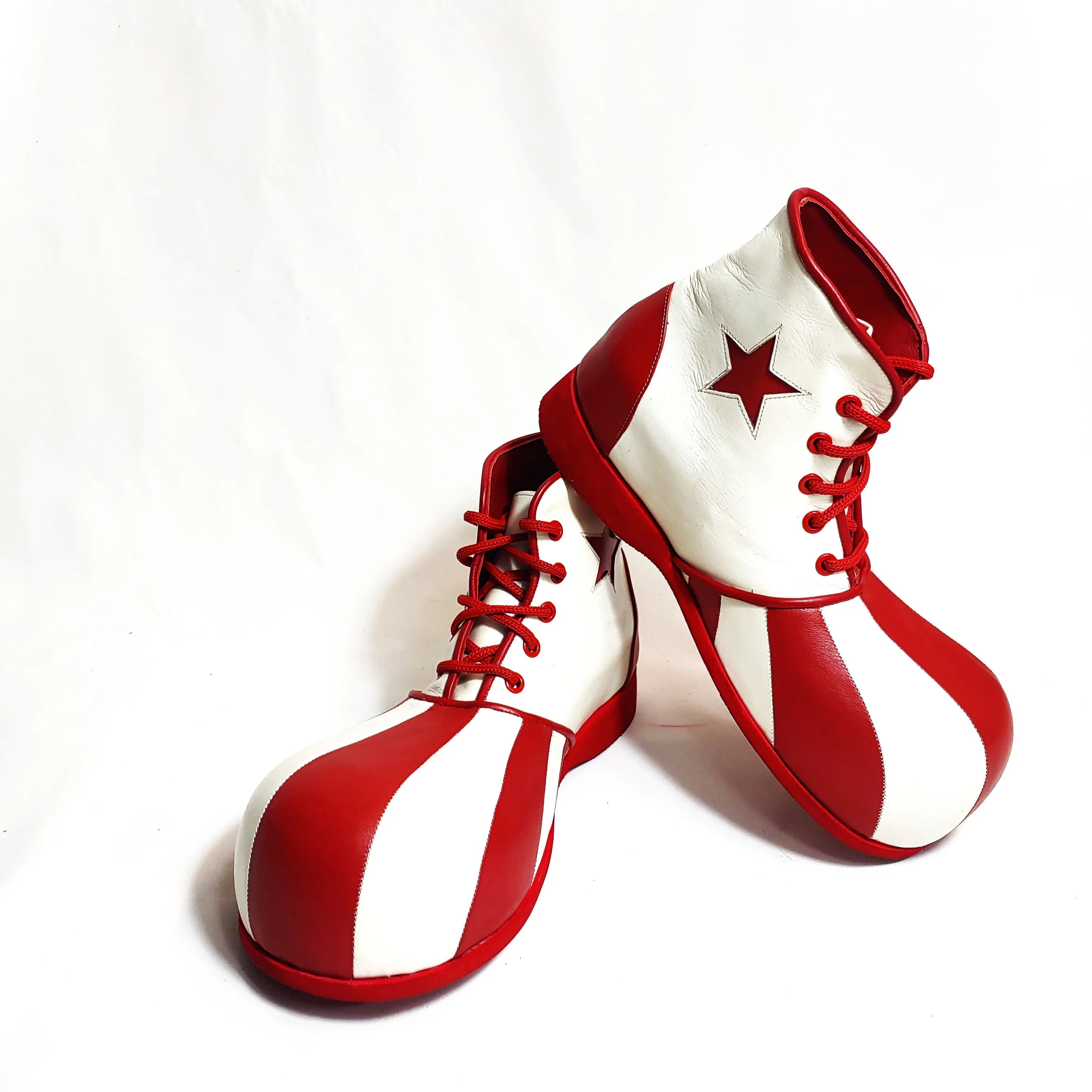 Striped Bubble Clown Shoes