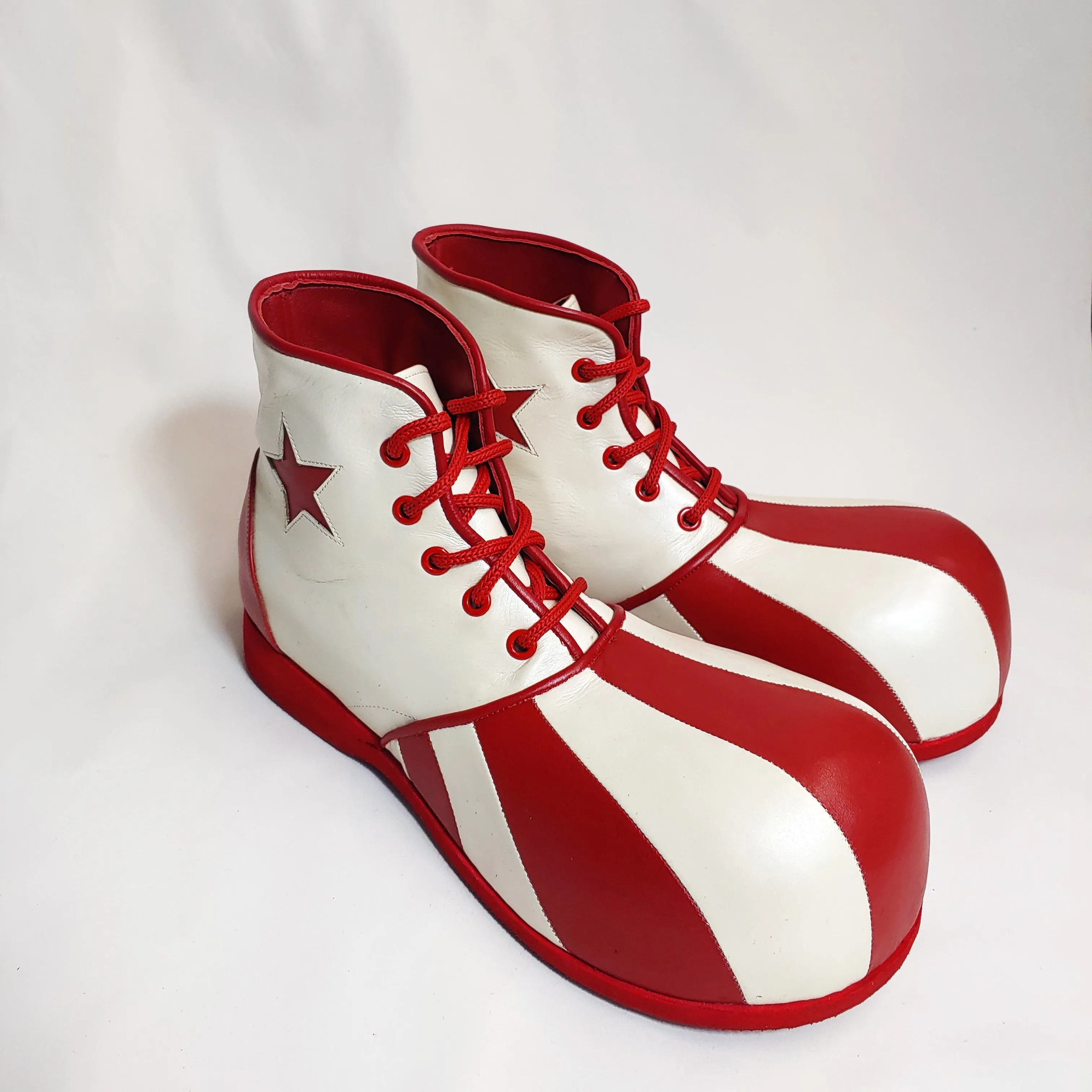 Striped Bubble Clown Shoes