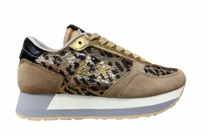 SUN68 sneakers da donna Kate Animalier Z31219 16 beige