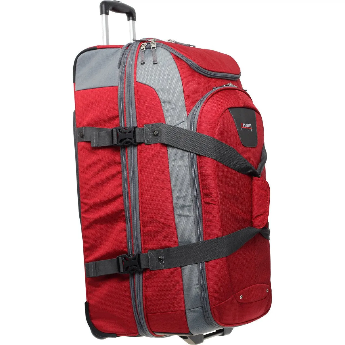 Tarmac Drop-Bottom Wheel Duffel - Large - Red